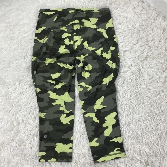 Lululemon Swift Speed High-Rise Crop 21" Heritage 365 Camo Crispin Green Multi - Picture 7 of 7